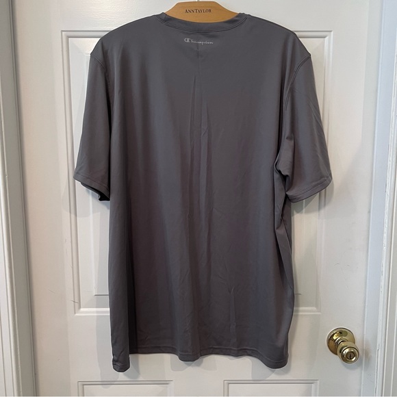 Champion Classic Tshirt Mens Large Charcoal Grey Logo Short Sleeve Tee Size XL - Picture 4 of 6